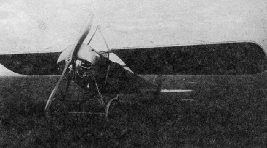 Самолет-разведчик Моска МБ – очевидно, первая машина, снято на Ходынском поле в Москве